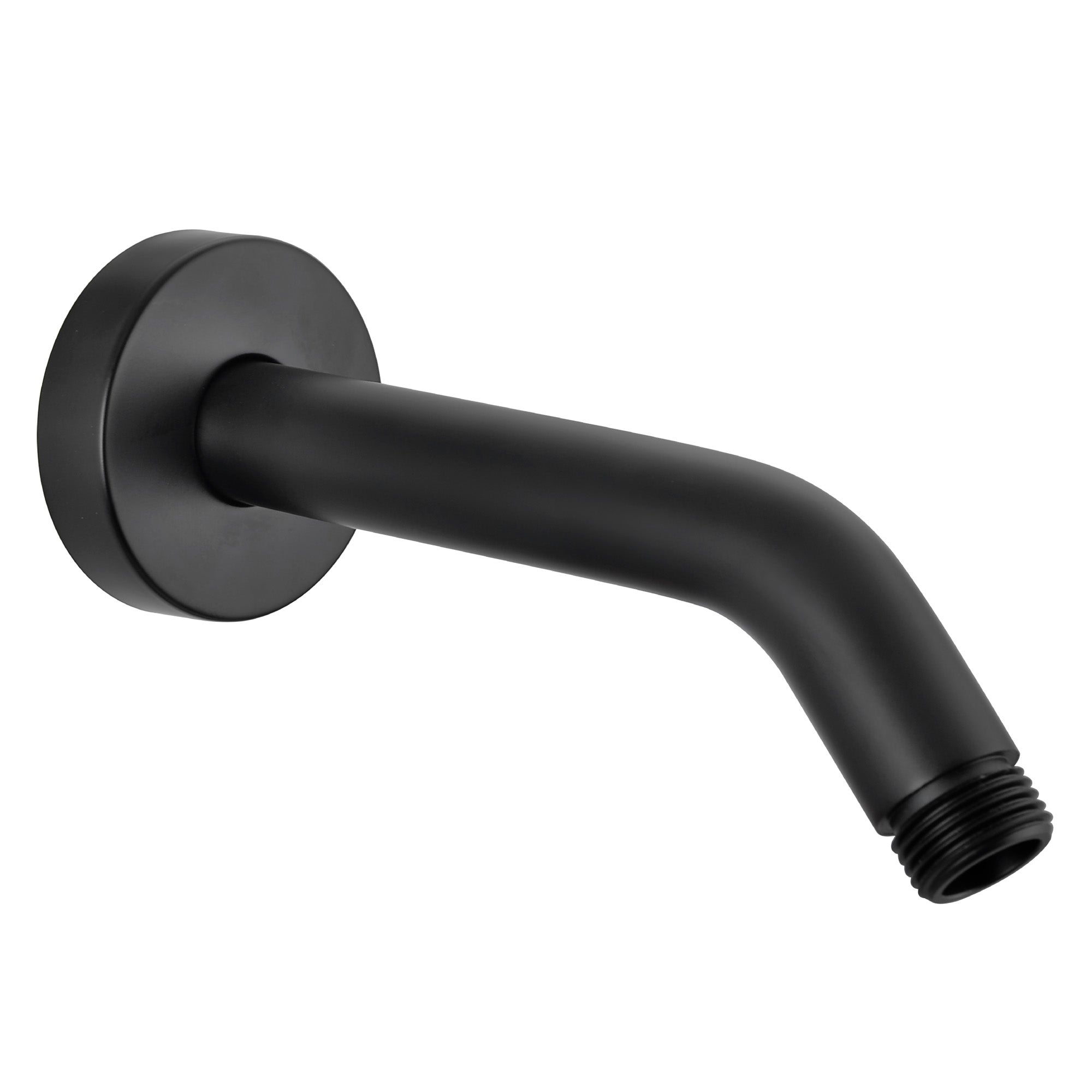 Shower Arm with Flange 6 Inches Wall Mount Replacement Angle Shower Head Arm Wall-Mounted For Fixed Shower Head & Handheld Showerhead