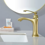 Single Hole Handle Vanity Faucet for RV Lavatory Vessel