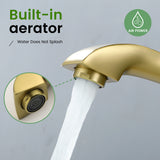 Single Hole Handle Vanity Faucet for RV Lavatory Vessel