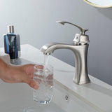 Single Hole Handle Vanity Faucet for RV Lavatory Vessel