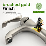 Single Hole Handle Vanity Faucet for RV Lavatory Vessel