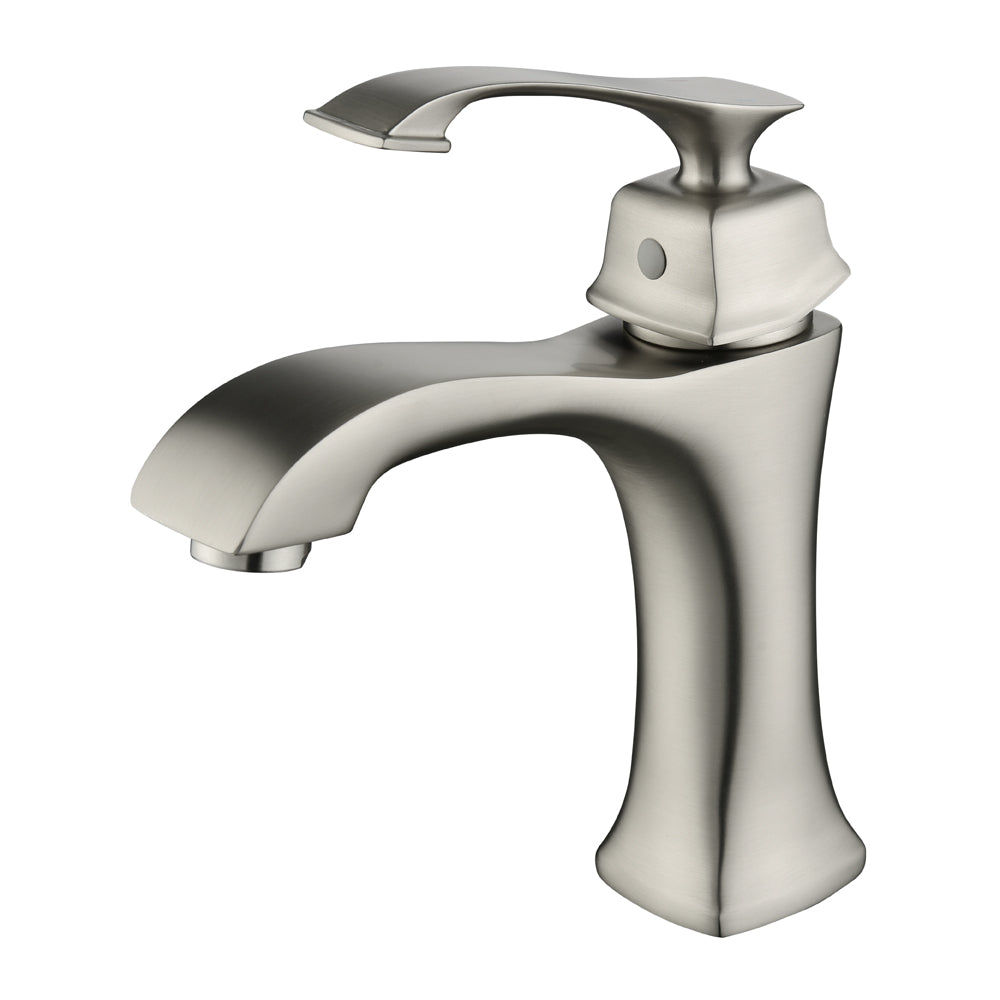 Single Hole Handle Vanity Faucet for RV Lavatory Vessel