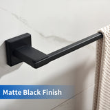 Bathroom Towel Bar Sets 4-Piece Bathroom Hardware Set Stainless Steel Bath Accessories Kit Wall Mounted