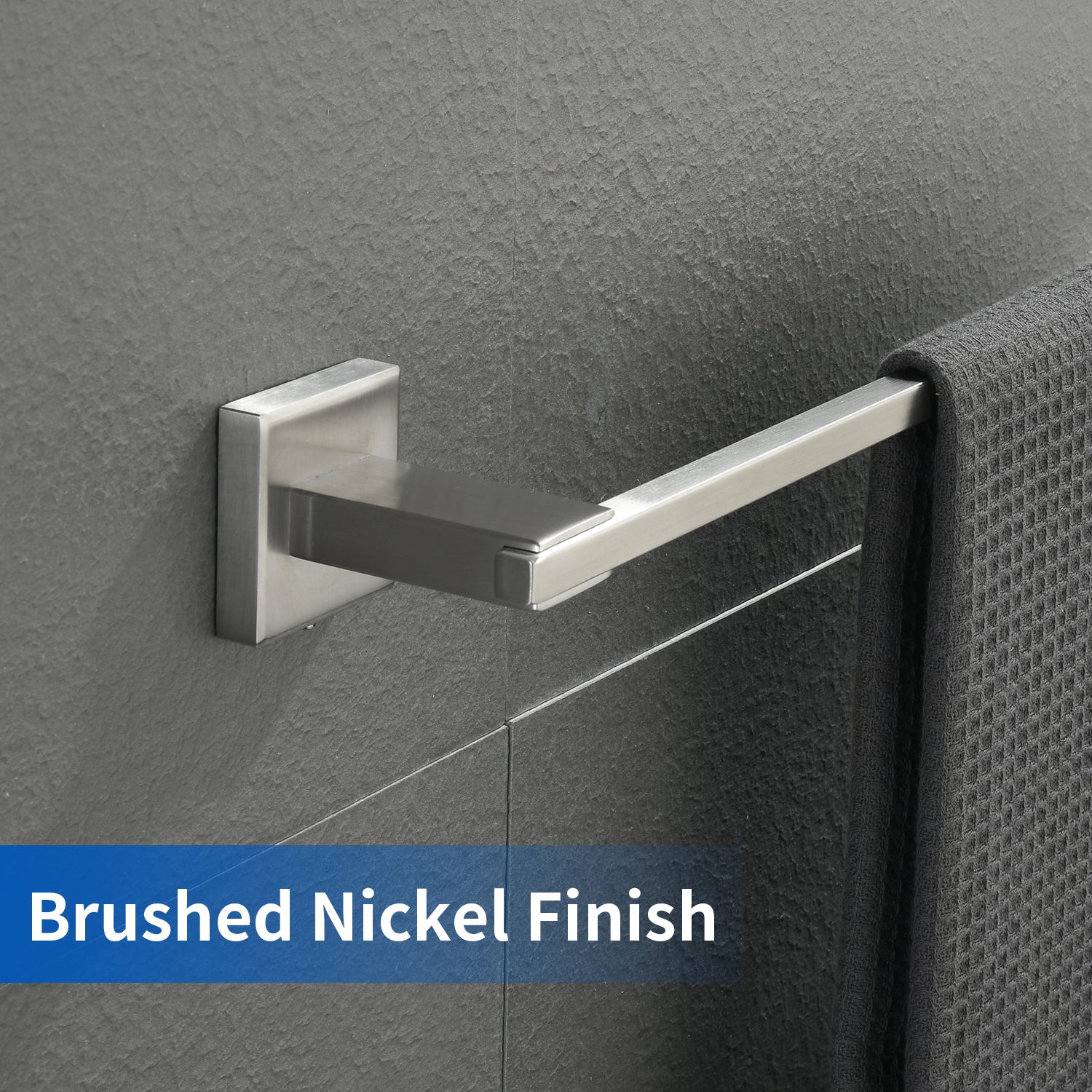 Bathroom Towel Bar Sets 4-Piece Bathroom Hardware Set Stainless Steel Bath Accessories Kit Wall Mounted