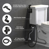 Handheld Bidet Sprayer for Toilet, Stainless Steel Baby Cloth Diaper Sprayer Kit