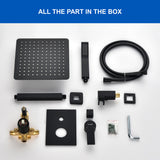 Ceiling Mount Shower System, 10-Inch Bathroom Luxury Rain Mixer Shower