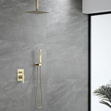 Ceiling Mount Shower System, 10-Inch Bathroom Luxury Rain Mixer Shower