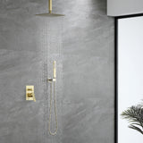 Ceiling Mount Shower System, 10-Inch Bathroom Luxury Rain Mixer Shower