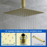 Ceiling Mount Shower System, 10-Inch Bathroom Luxury Rain Mixer Shower