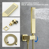 Ceiling Mount Shower System, 10-Inch Bathroom Luxury Rain Mixer Shower