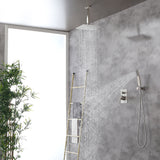 Ceiling Mount Shower System, 10-Inch Bathroom Luxury Rain Mixer Shower