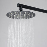 8" steel shower head Round Shower Faucets Sets Complete, Single Function Shower