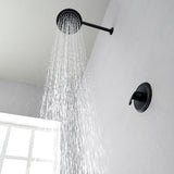 8" steel shower head Round Shower Faucets Sets Complete, Single Function Shower