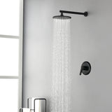 Round Shower Faucets Sets Complete, Single Function Shower