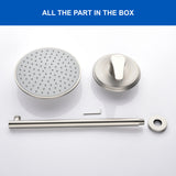 Round Shower Faucets Sets Complete, Single Function Shower