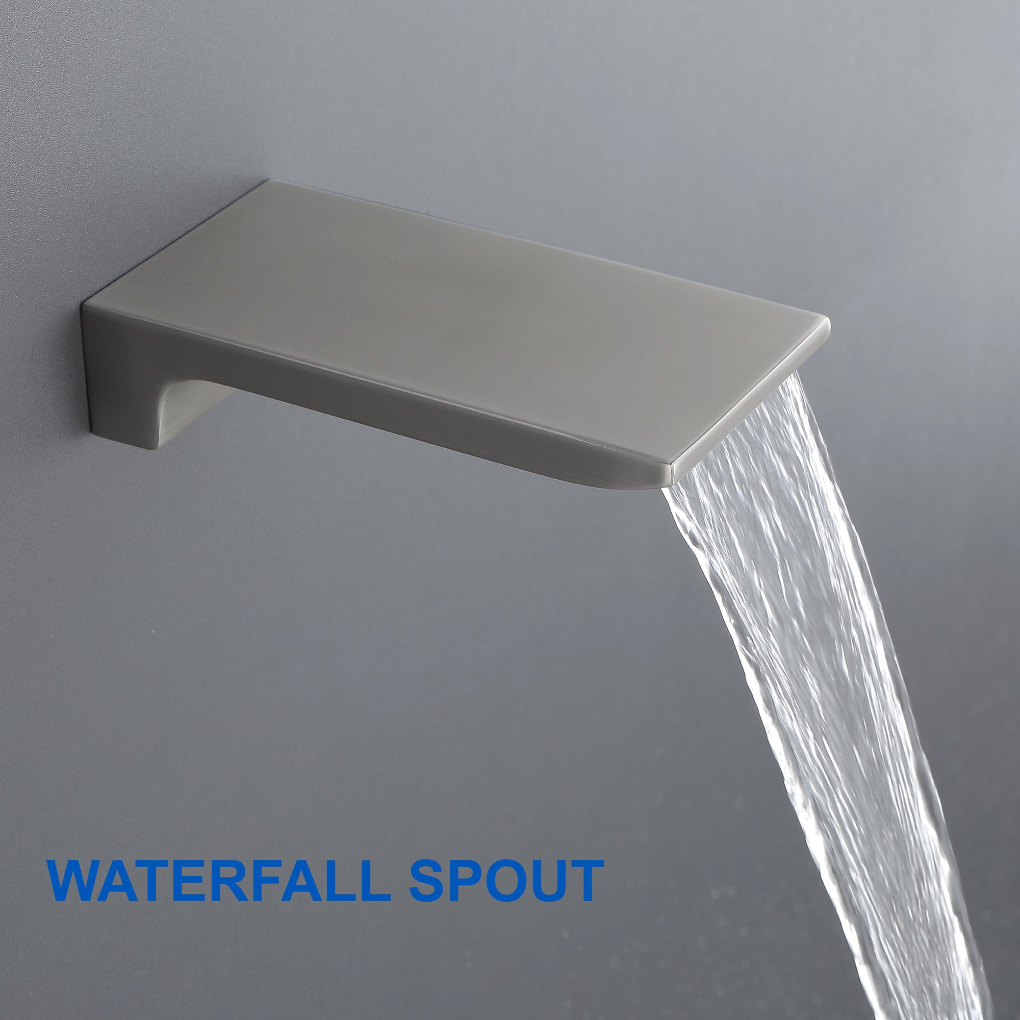 Ceiling Mounted Rain Shower System, Handheld Shower Head, 12" Rain Shower Faucet Sets