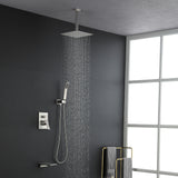 Ceiling Mounted Rain Shower System, 10" Rain Shower Faucet Set