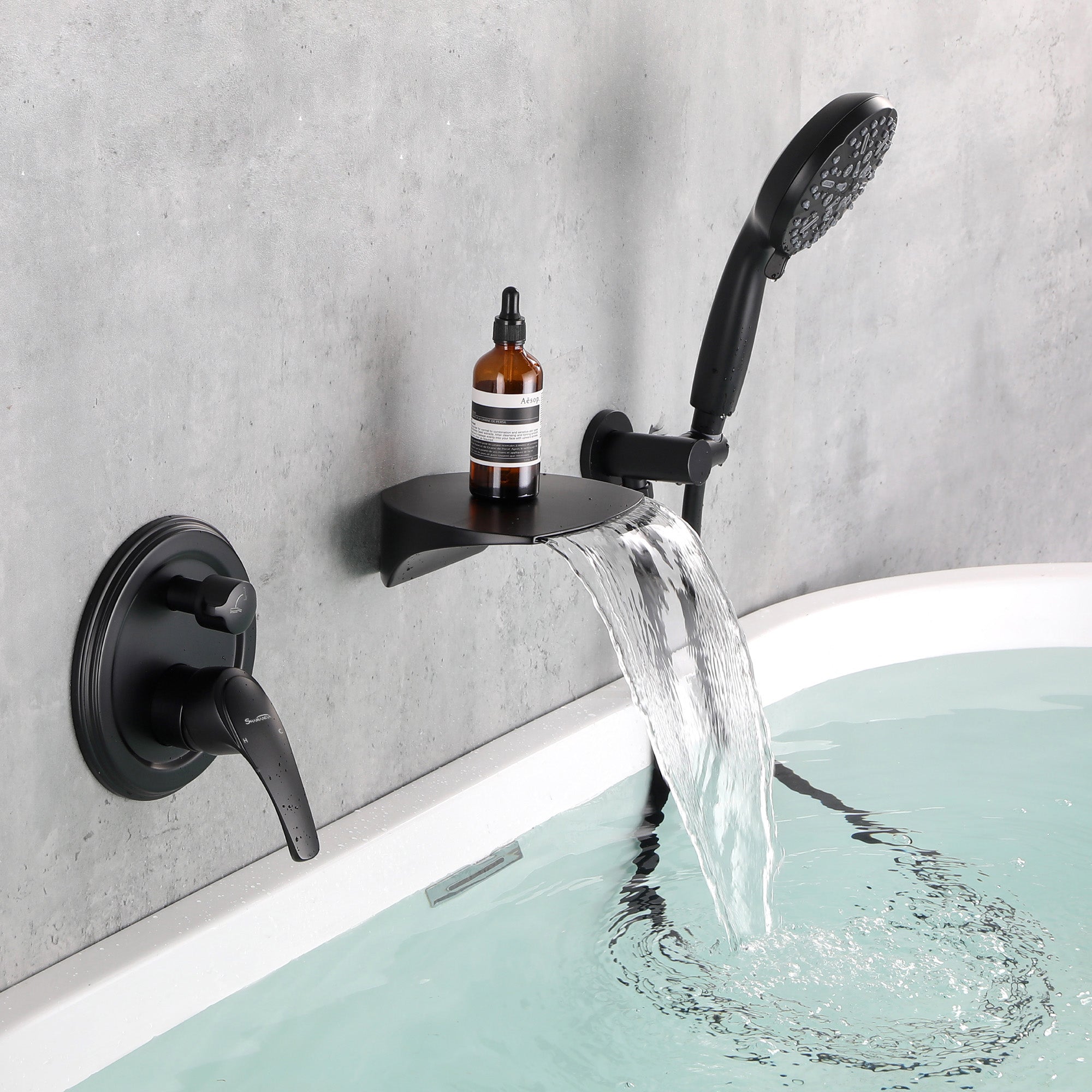 Roman Tub Faucet with Handheld shower