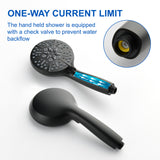 Modern  Waterfall Spout Wall Mountedwith Handheld shower