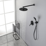 Shower System, Shower Faucets Sets Complete with High Pressure 10" Rain Shower Head and 5-Setting Handheld Shower Head