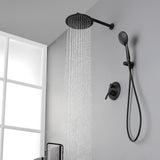 Shower System, Shower Faucets Sets Complete with High Pressure 10" Rain Shower Head and 5-Setting Handheld Shower Head