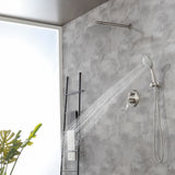 Shower System, Shower Faucets Sets Complete with High Pressure 10" Rain Shower Head and 5-Setting Handheld Shower Head