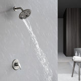 Single Function Shower Faucet Set, Wall Mounted Shower System