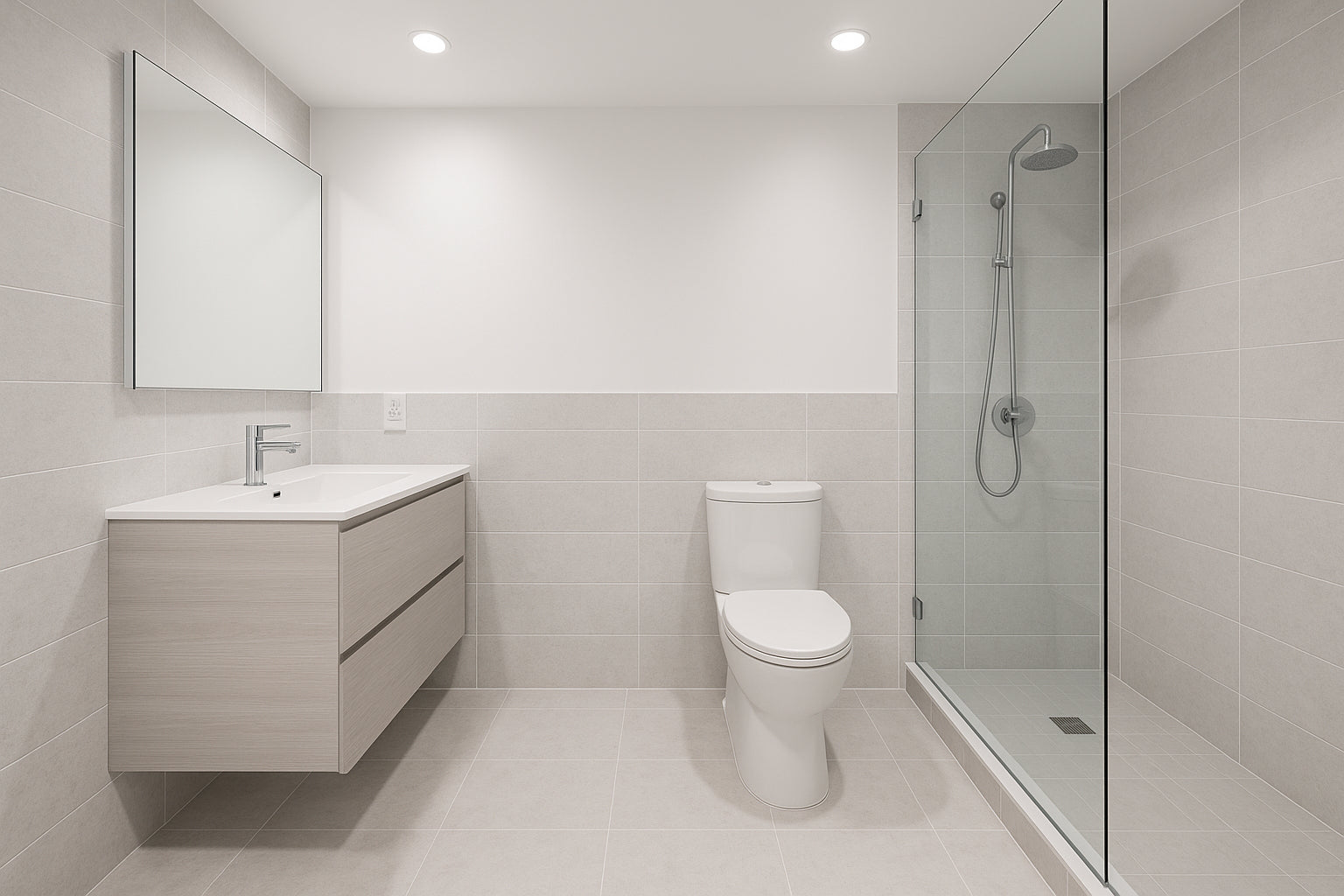 Upgrade Your Bathroom: Ceiling-Mounted vs. Wall-Mounted Showers