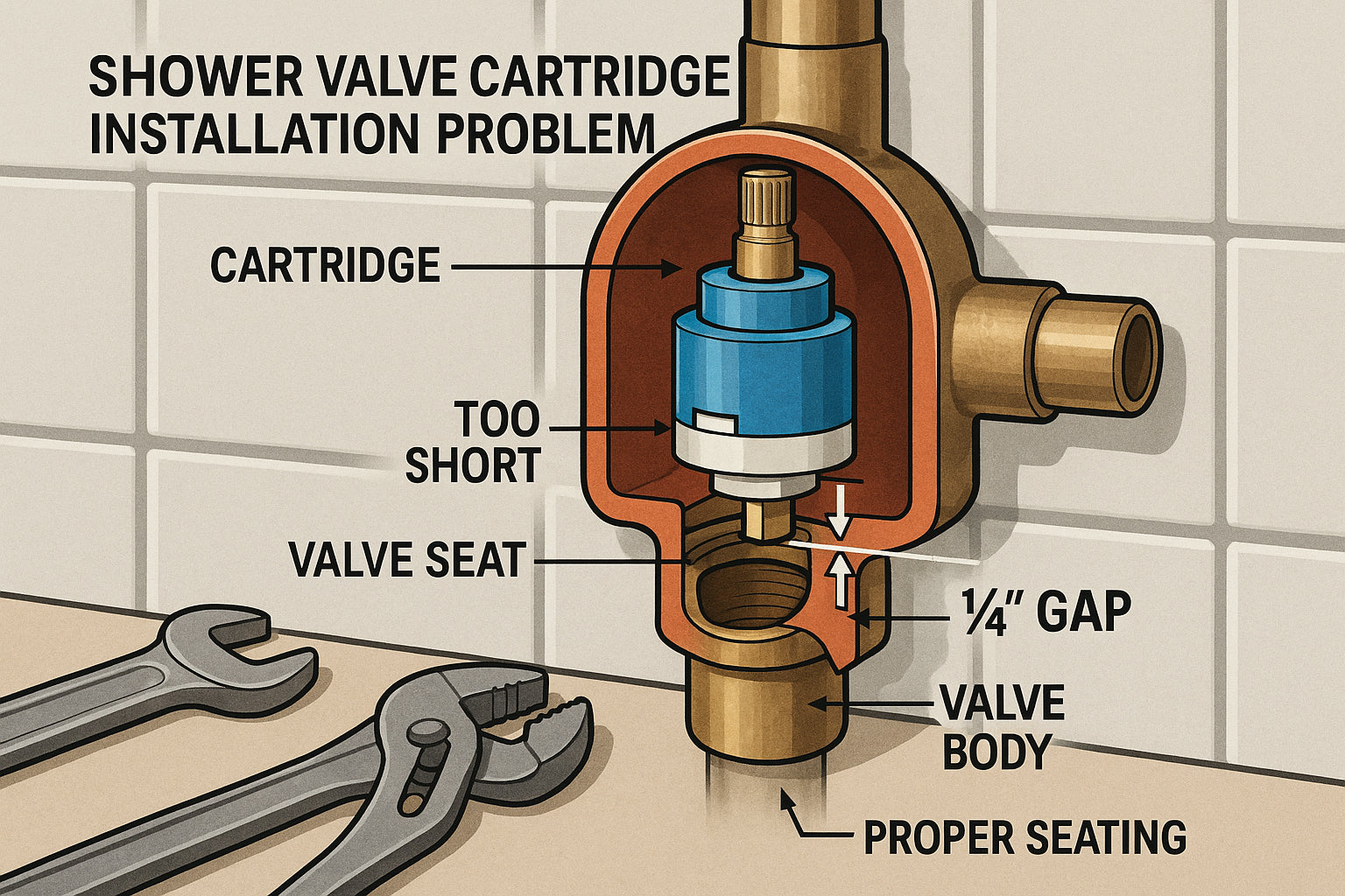 Extend Your Shower Valve Core: A Simple DIY Fix for Short Faucet Connections
