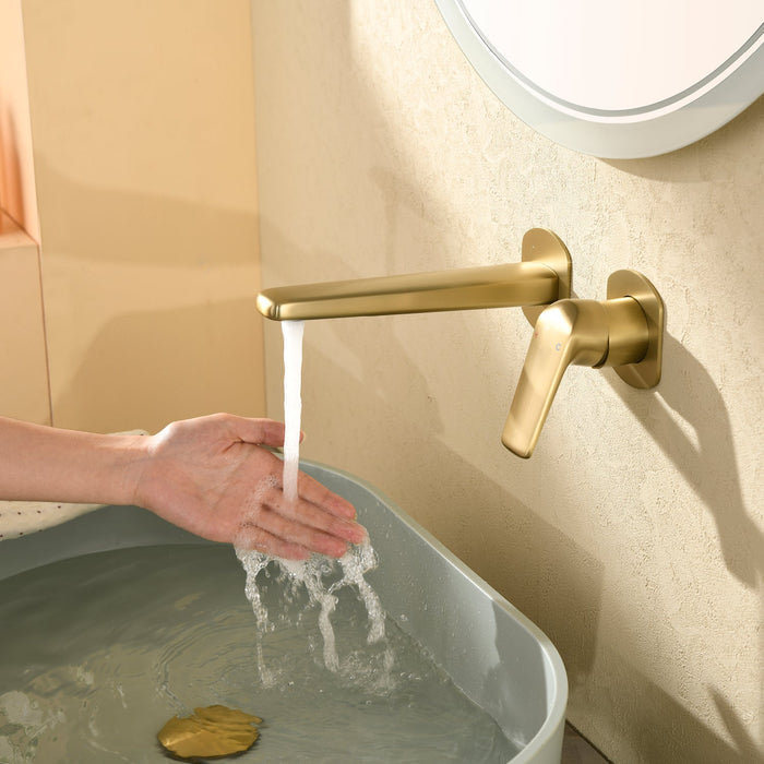 Stylish Two-Hole Wall Mount Faucet for Modern Bathrooms