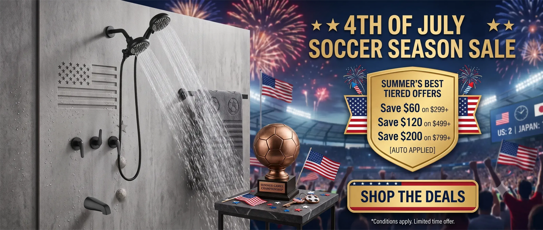 🎆 Independence Day Bathroom Upgrade Sale: SHAMANDA's 4th of July Event Is Here!