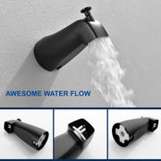 1-Handle Shower Trim Kit with Tub Spout, 9 Ways ABS Hand Shower, Pressure-Balancing Mixing Valve 1-handle-shower-trim-kit-with-tub-spout-9-ways-abs-hand-shower-pressure-balancing-mixing-valve 