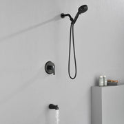1-Handle Shower Trim Kit with Tub Spout, 9 Ways ABS Hand Shower, Pressure-Balancing Mixing Valve 1-handle-shower-trim-kit-with-tub-spout-9-ways-abs-hand-shower-pressure-balancing-mixing-valve 