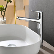 1-Hole Vessel Bathroom Faucet Brass Single Lever Basin Mixer Faucet with Stainles Steel Pop Up Sink Drain 1-hole-vessel-bathroom-faucet-brass-single-lever-basin-mixer-faucet-with-stainles-steel-pop-up-sink-drain Chrome / Brass / 16.3*11.4*3.5inches