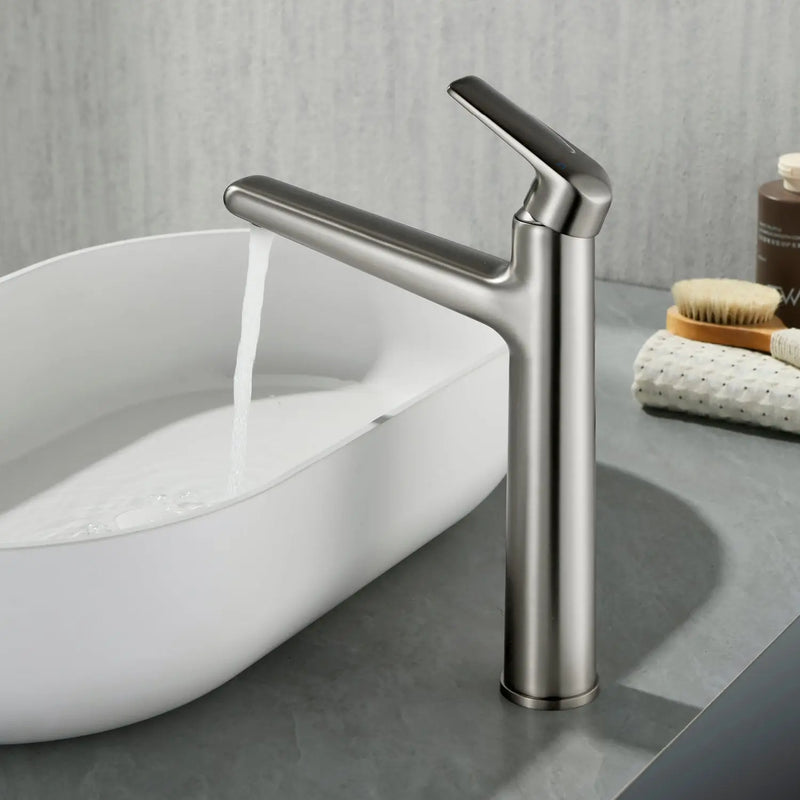 1-Hole Vessel Bathroom Faucet Brass Single Lever Basin Mixer Faucet with Stainles Steel Pop Up Sink Drain 1-hole-vessel-bathroom-faucet-brass-single-lever-basin-mixer-faucet-with-stainles-steel-pop-up-sink-drain 