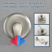 10 Functions Single Handle High Pressure Round Tub and Shower Trim Kit with Valve 10-functions-single-handle-high-pressure-round-tub-and-shower-trim-kit-with-valve 