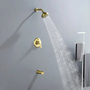 10 Functions Single Handle High Pressure Round Tub and Shower Trim Kit with Valve 10-functions-single-handle-high-pressure-round-tub-and-shower-trim-kit-with-valve 