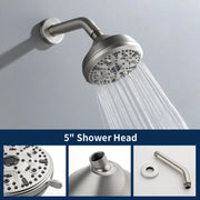 10 Functions Single Handle High Pressure Round Tub and Shower Trim Kit with Valve 10-functions-single-handle-high-pressure-round-tub-and-shower-trim-kit-with-valve 