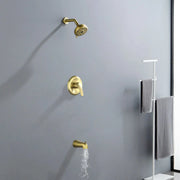 10 Functions Single Handle High Pressure Round Tub and Shower Trim Kit with Valve 10-functions-single-handle-high-pressure-round-tub-and-shower-trim-kit-with-valve 