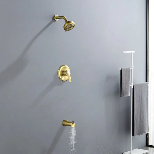 10 Functions Single Handle High Pressure Round Tub and Shower Trim Kit with Valve 10-functions-single-handle-high-pressure-round-tub-and-shower-trim-kit-with-valve 