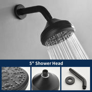 10 Functions Single Handle High Pressure Round Tub and Shower Trim Kit with Valve 10-functions-single-handle-high-pressure-round-tub-and-shower-trim-kit-with-valve 