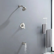 10 Functions Single Handle High Pressure Round Tub and Shower Trim Kit with Valve 10-functions-single-handle-high-pressure-round-tub-and-shower-trim-kit-with-valve 