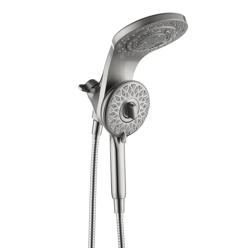 Magnetic Shower Head Combo, 5-Function Rainfall Shower Head with Handheld Shower, 3-Way Spray, 59-inch Stainless Steel Hose