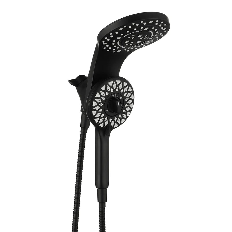 Magnetic Shower Head Combo, 5-Function Rainfall Shower Head with Handheld Shower, 3-Way Spray, 59-inch Stainless Steel Hose