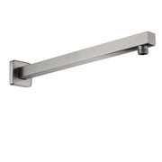 16-Inch SUS304 Shower Extension Arm, Universal Shower Straight Wall Mount Shower Arm with Flange for 10"/12" Bathroom Rainfall Showerhead - Matte Black, Brushed Nickel, Brushed Gold shamanda-16-inch-brass-shower-extension-arm-matte-black-universal-shower-straight-wall-mount-shower-arm-with-flange-for-10-12-bathroom-rainfall-showerhead 