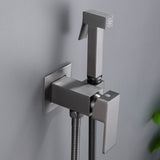 Handheld Bidet Sprayer for Toilet, Brass Baby Cloth Diaper Sprayer Kit with Hose Brass Valve