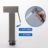 Handheld Bidet Sprayer for Toilet, Brass Baby Cloth Diaper Sprayer Kit with Hose Brass Valve