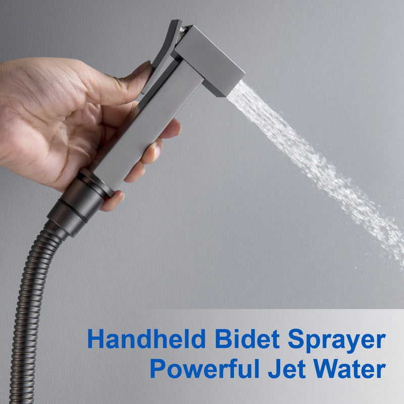 Handheld Bidet Sprayer for Toilet, Brass Baby Cloth Diaper Sprayer Kit with Hose Brass Valve