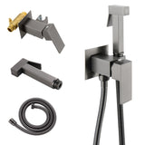 Handheld Bidet Sprayer for Toilet, Brass Baby Cloth Diaper Sprayer Kit with Hose Brass Valve