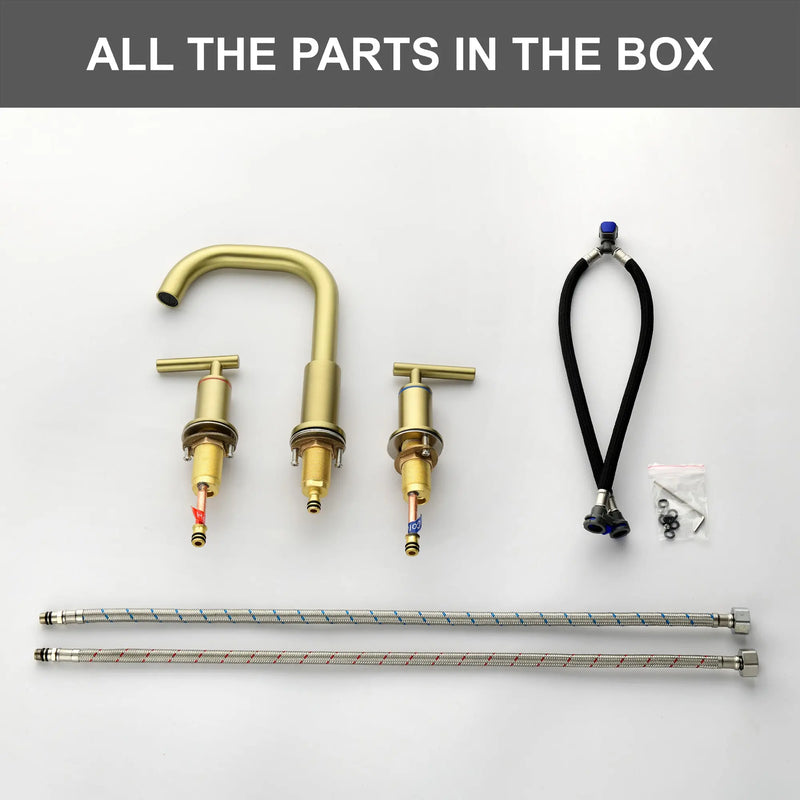 2-Handle 3-Hole 8-inch Brass Bathroom Vanity Faucet brushed-gold-2-handle-3-hole-8-inch-brass-bathroom-vanity-faucet 